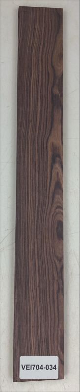 Fretboard Kingwood, 590x75x8mm,  Unique Piece #034